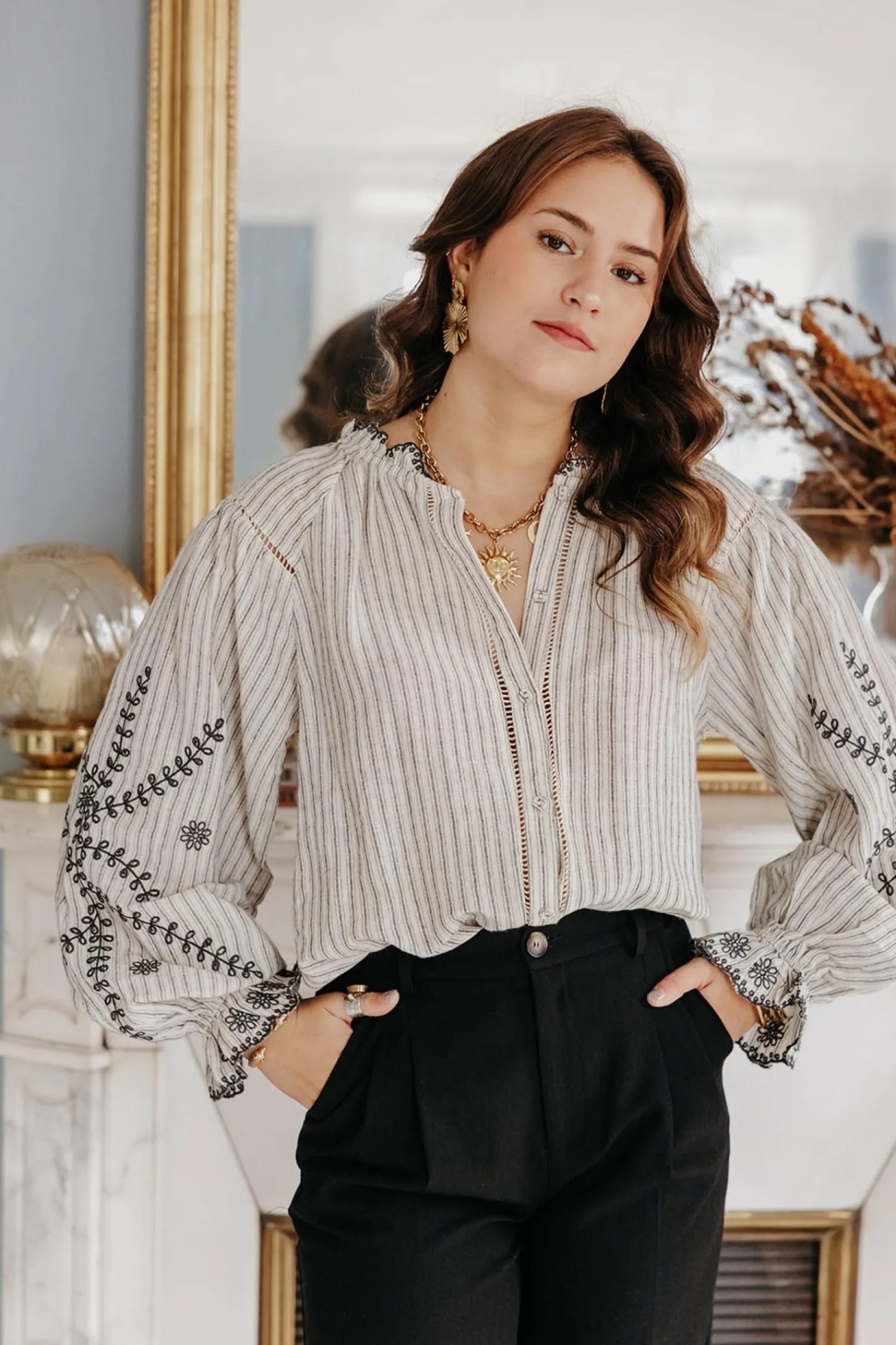 Blouse AMEL-mlle Cabestan New