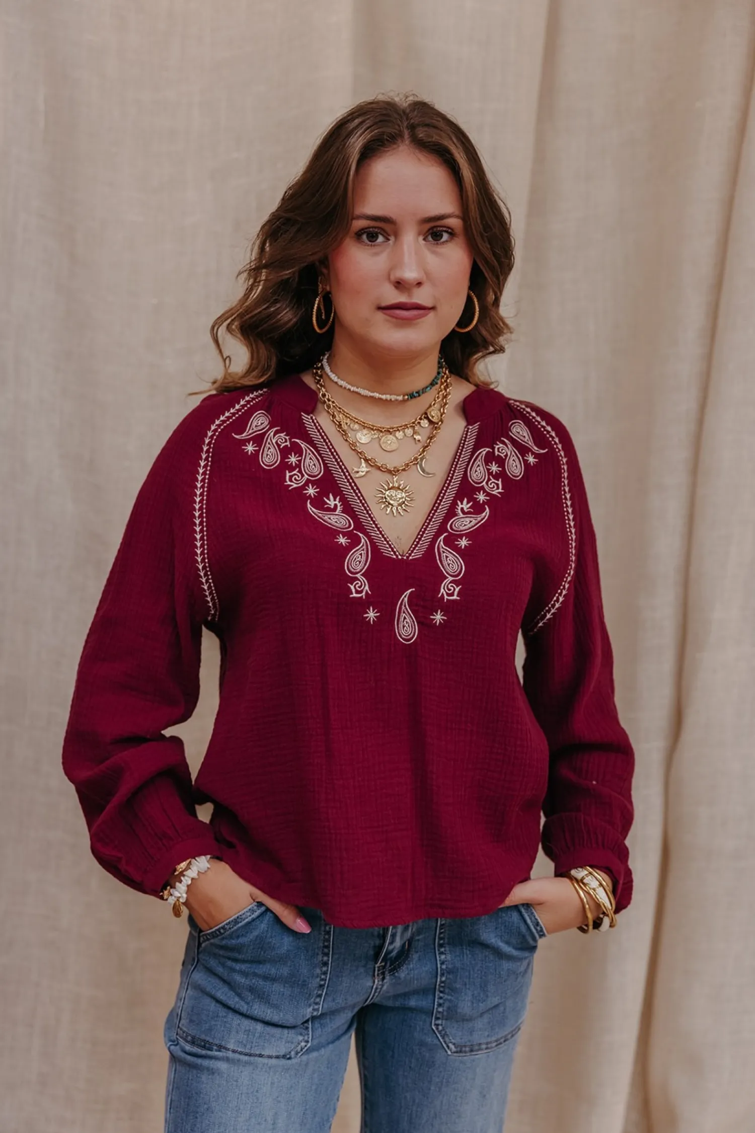 Blouse MADAGASCAR-mlle Cabestan Flash Sale