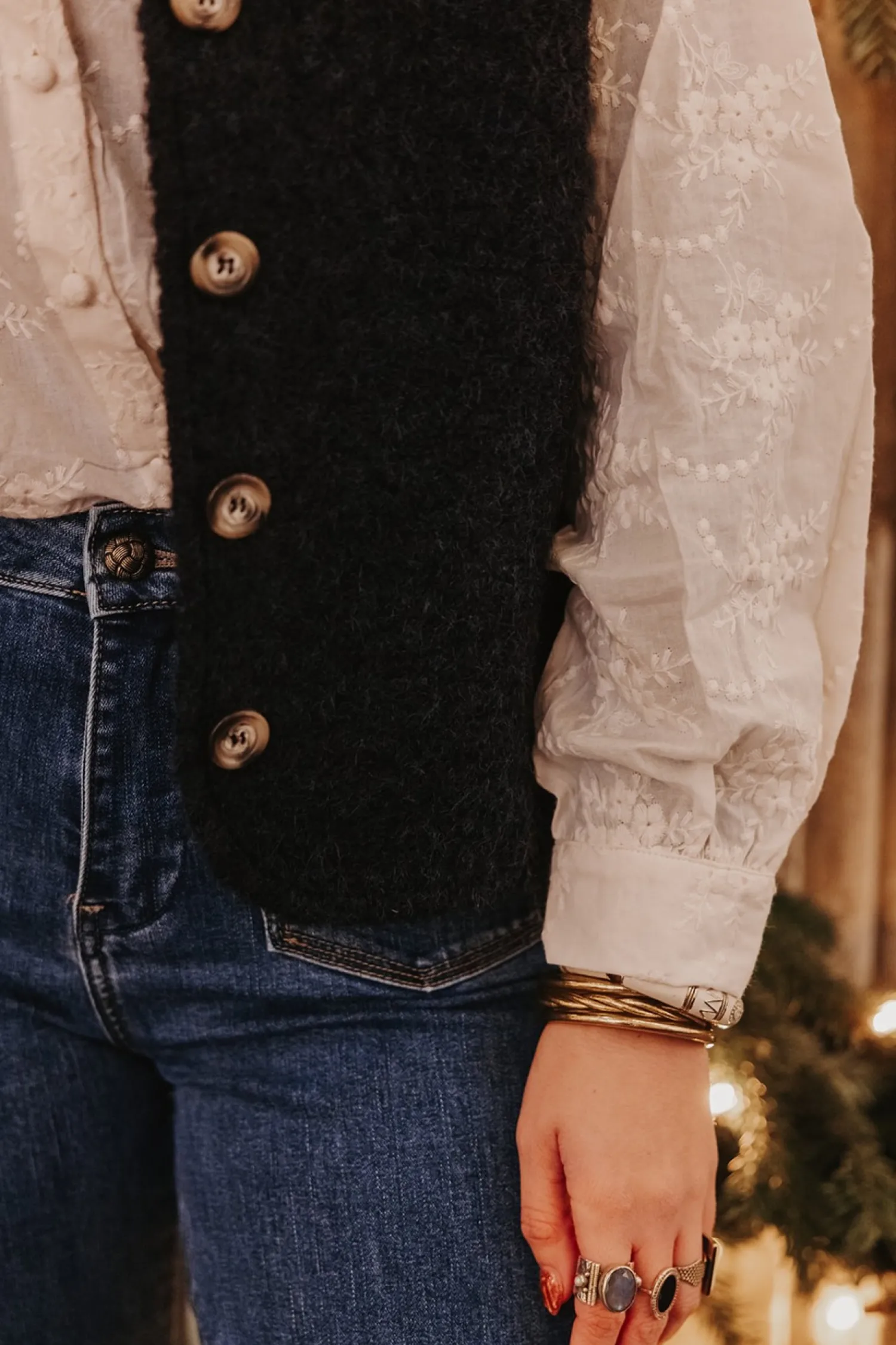 Gilet HERMINE-mlle Cabestan Shop